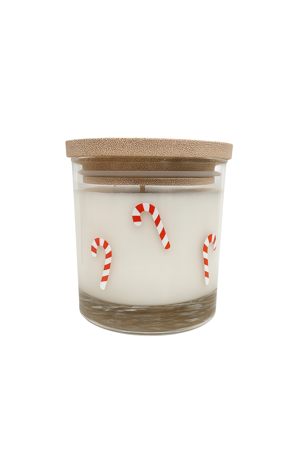 Candy Cane Jar Candle