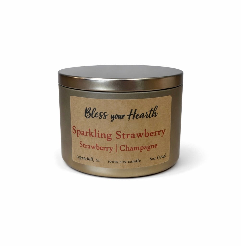 Sparkling Strawberry Candle