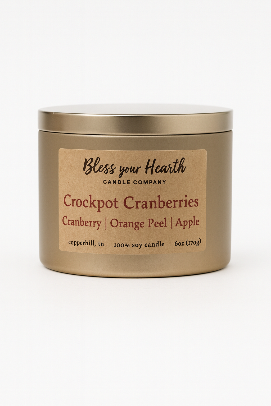 Crockpot Cranberries Candle