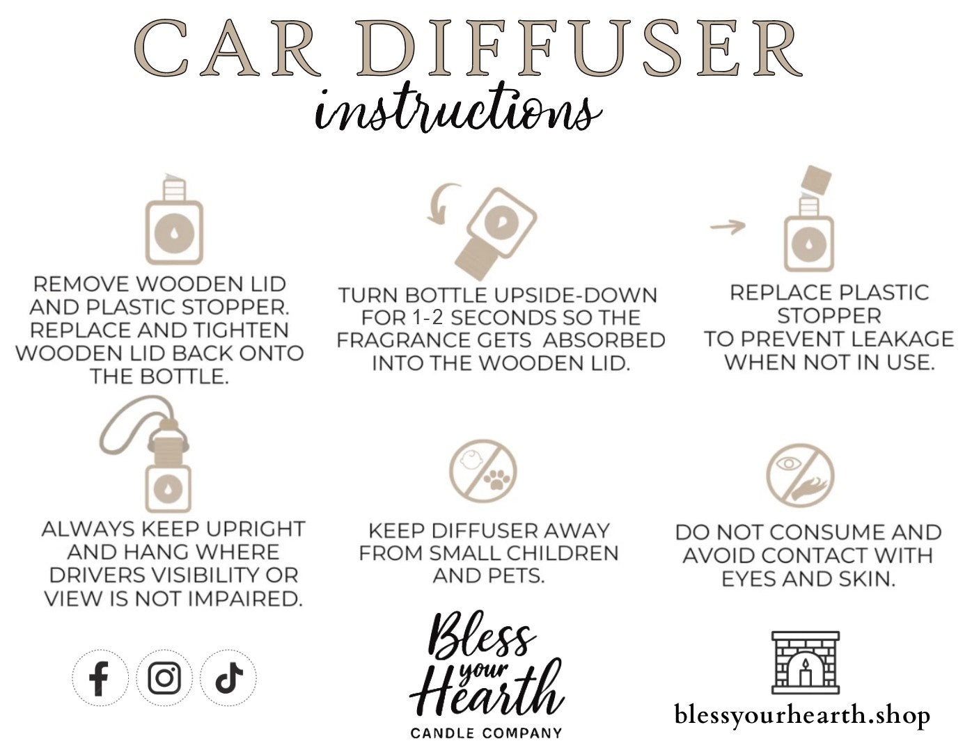 Hanging Car Diffuser