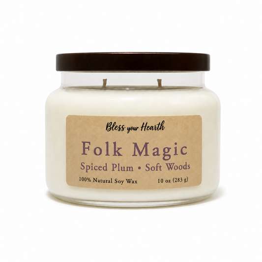 Folk Magic Candle