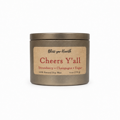 Cheers Y’all Candle