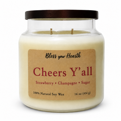 Cheers Y’all Candle