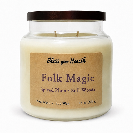 Folk Magic Candle