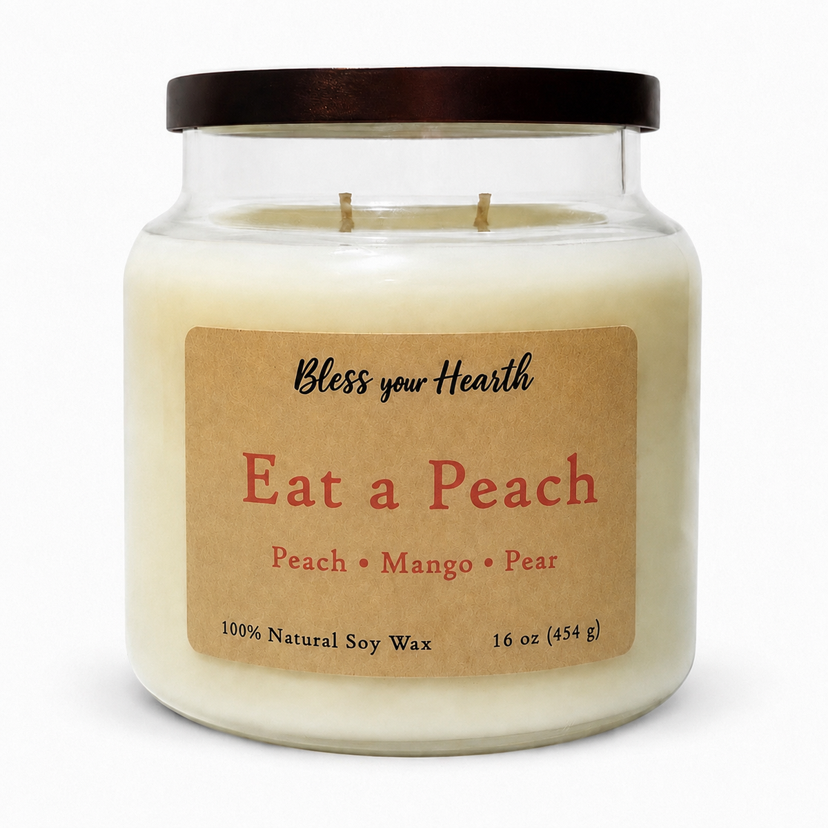 Eat a Peach Candle