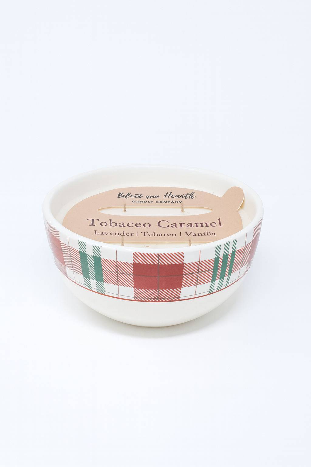 Plaid 16oz Candle - ONLY 3 LEFT!