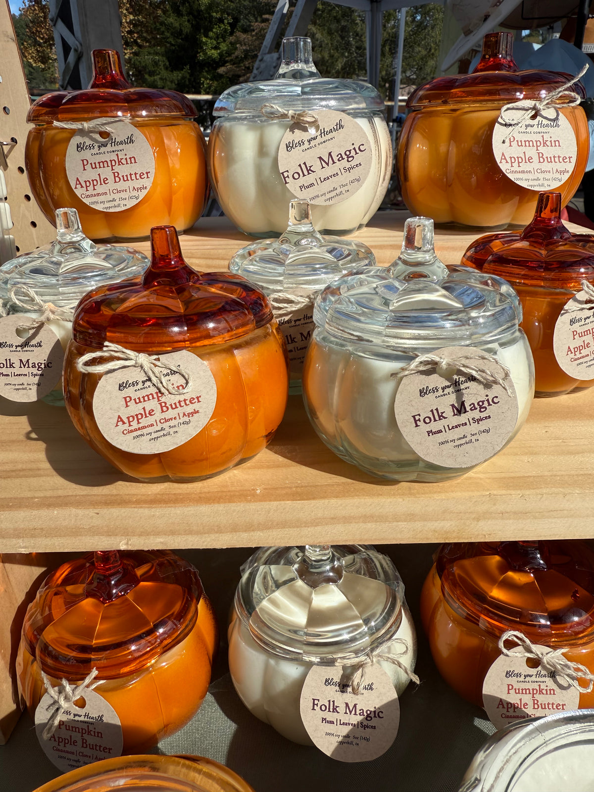 Large Pumpkin Candle